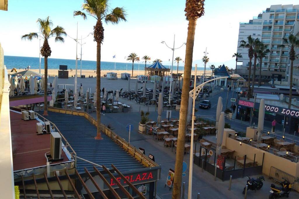 Appartement 20 Mts Plage, Pl Mediterranee, Vue Mer Parking Canet-en-Roussillon Esterno foto