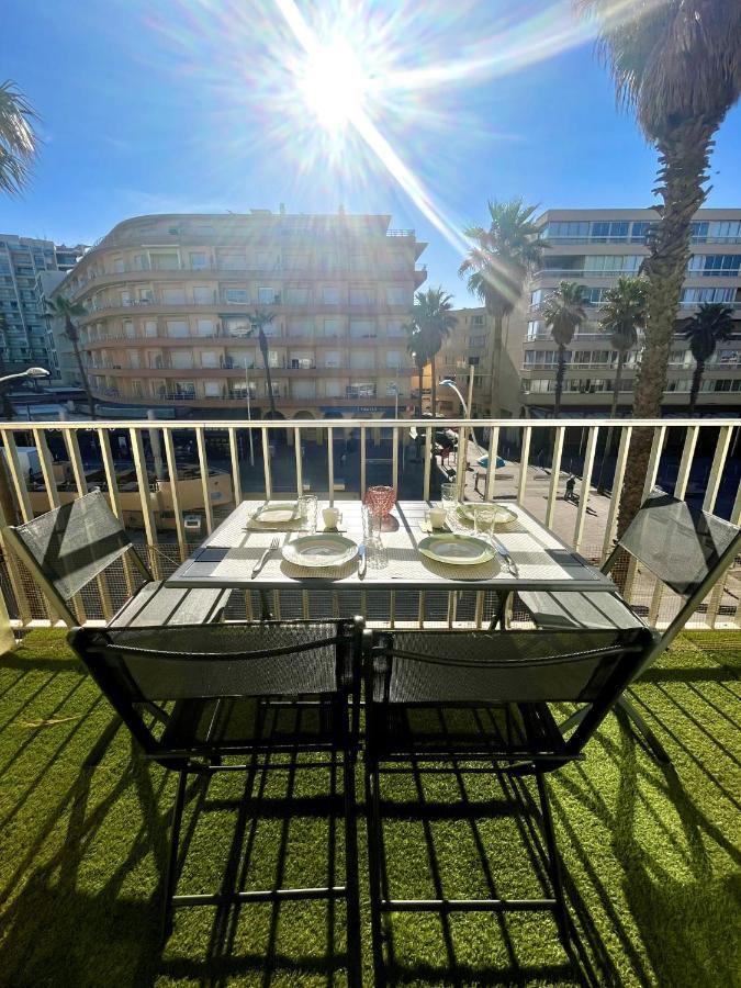 Appartement 20 Mts Plage, Pl Mediterranee, Vue Mer Parking Canet-en-Roussillon Esterno foto