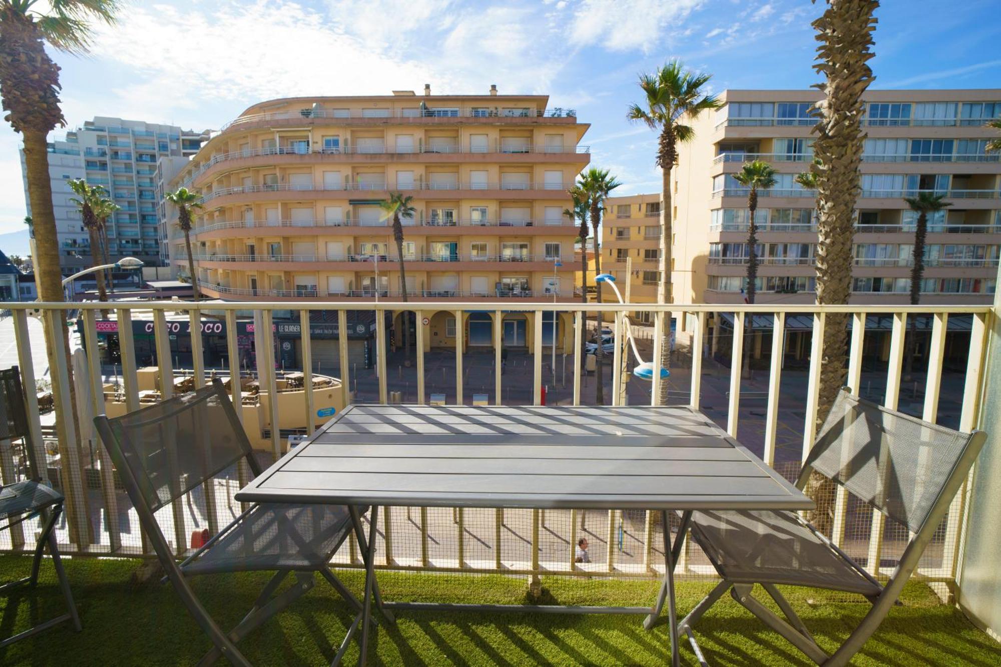 Appartement 20 Mts Plage, Pl Mediterranee, Vue Mer Parking Canet-en-Roussillon Esterno foto