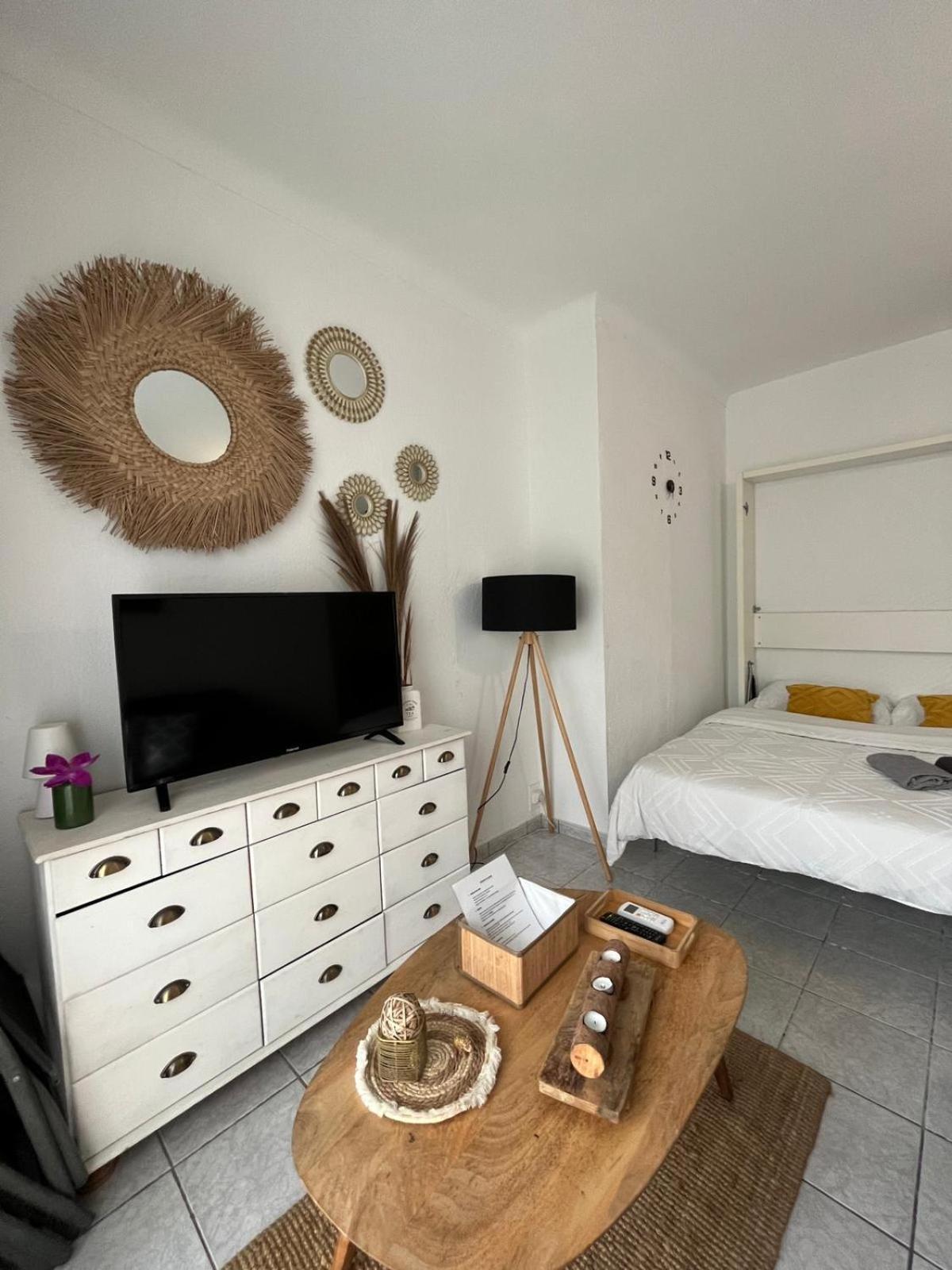Appartement 20 Mts Plage, Pl Mediterranee, Vue Mer Parking Canet-en-Roussillon Esterno foto